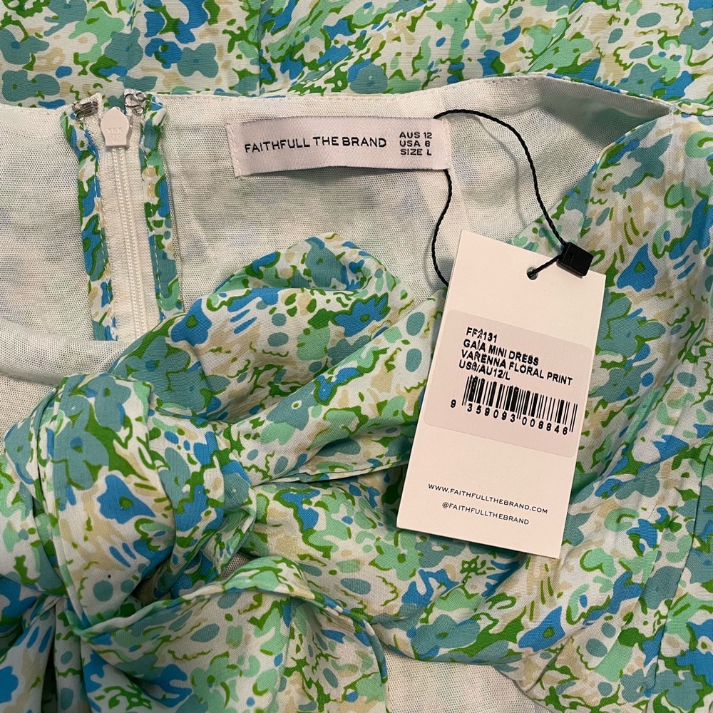 NWT FAITHFULL THE BRAND Gaia Mini Dress - Picture 10 of 10